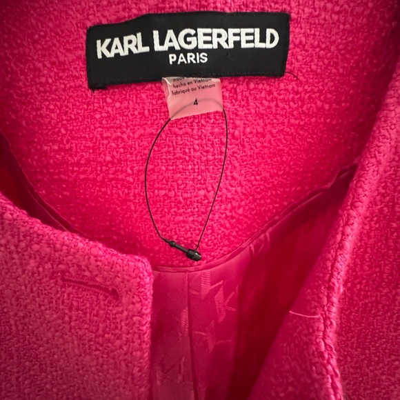 Pink tweed jacket - Picture 3 of 6